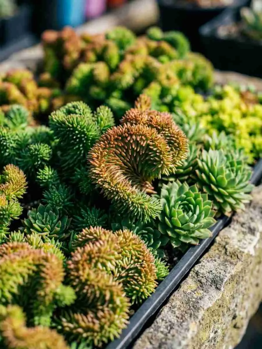 Очиток кристатный Coral Green