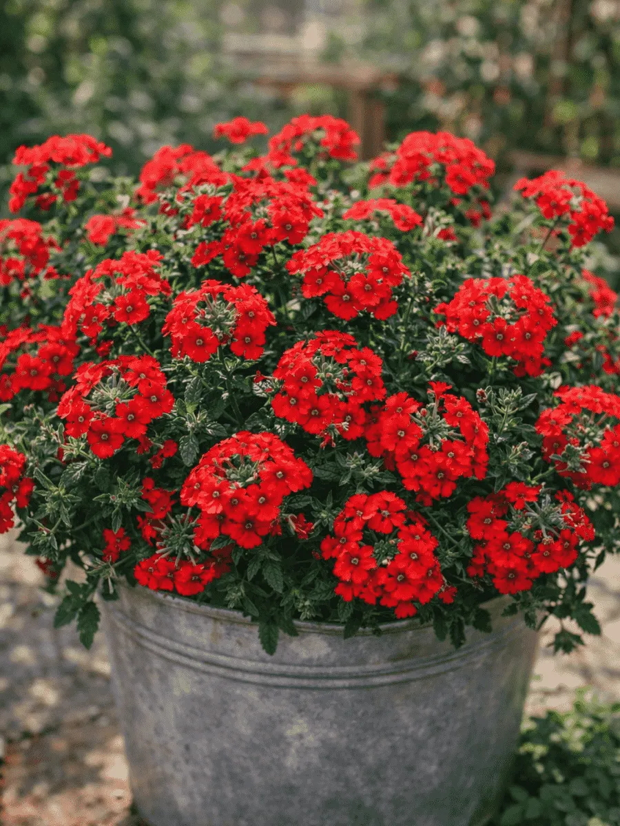 Вербена гибридная Compact Lava Red
