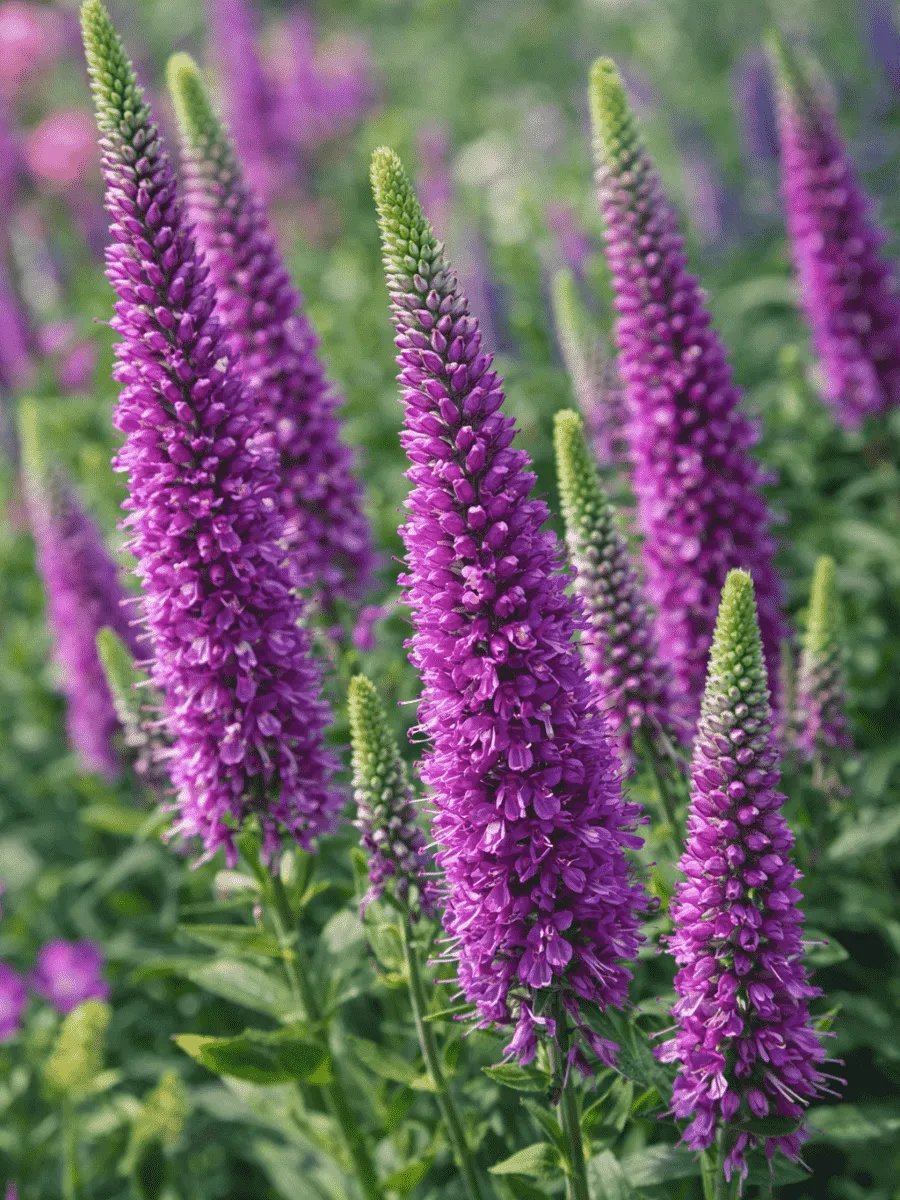 Вероника длиннолистная Purpleicious