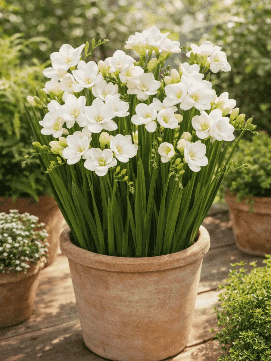 Фрезия Double White