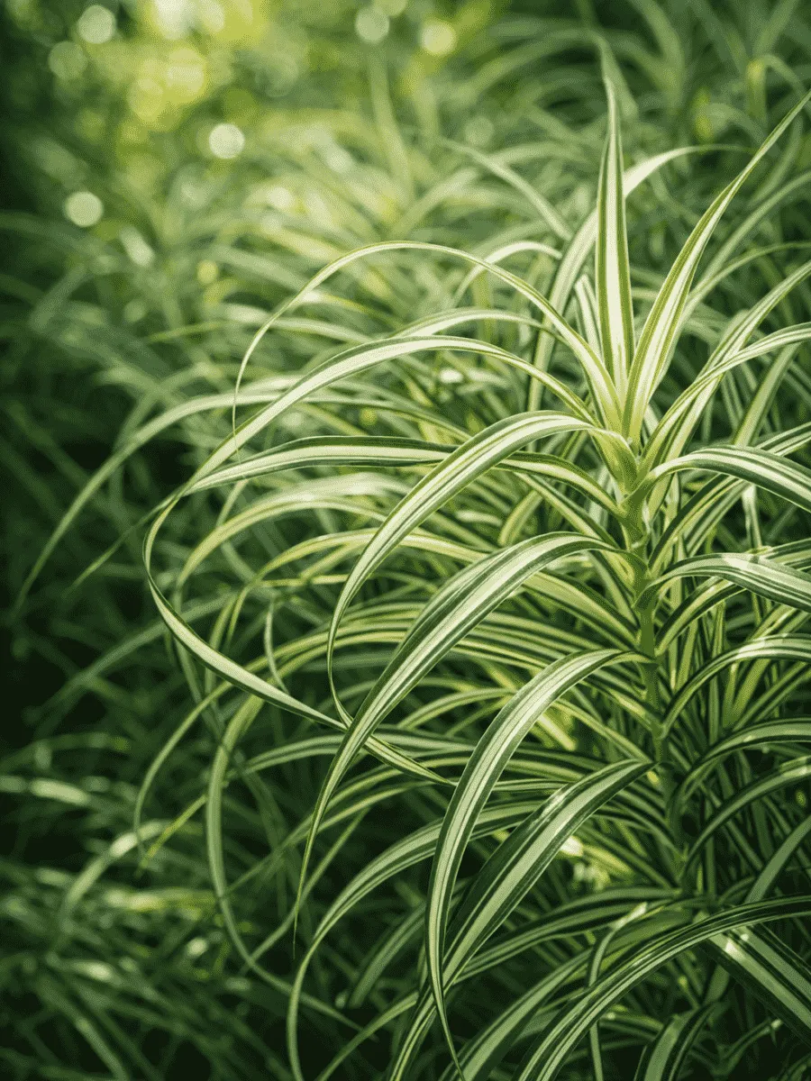 Осока пальмолистная Variegata