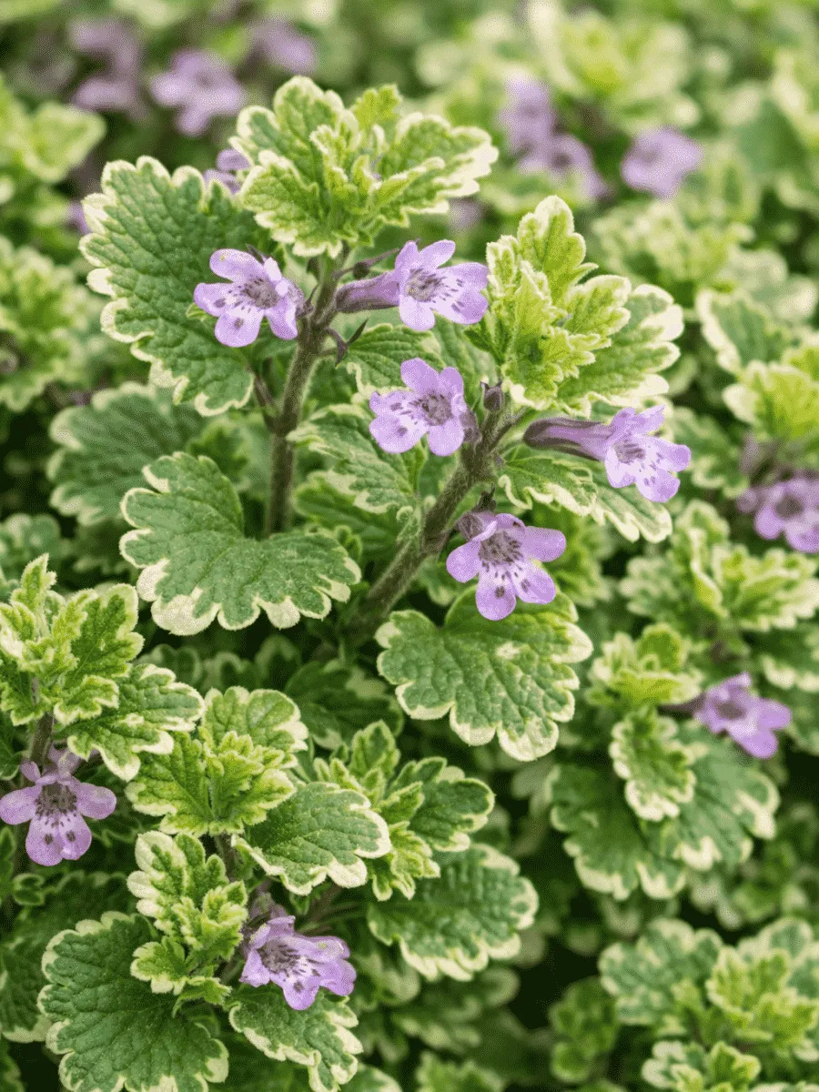 Будра плющевидная Variegata