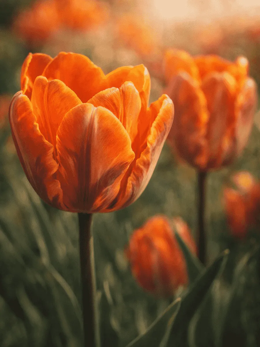 Тюльпан Orange Rococo
