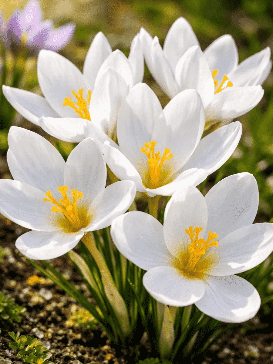 Крокус Ботанический Speciosus Alba