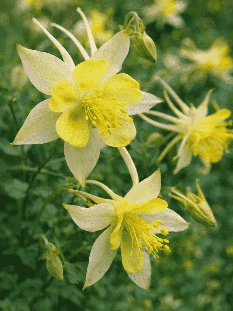 Аквилегия вееровидная Spring Magic  Yellow