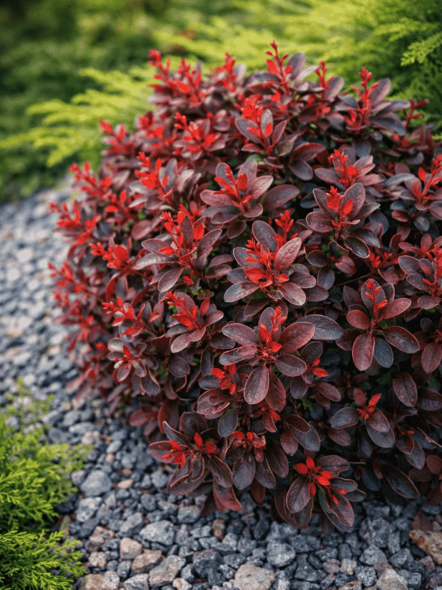 Барбарис Тунберга Atropurpurea Nana