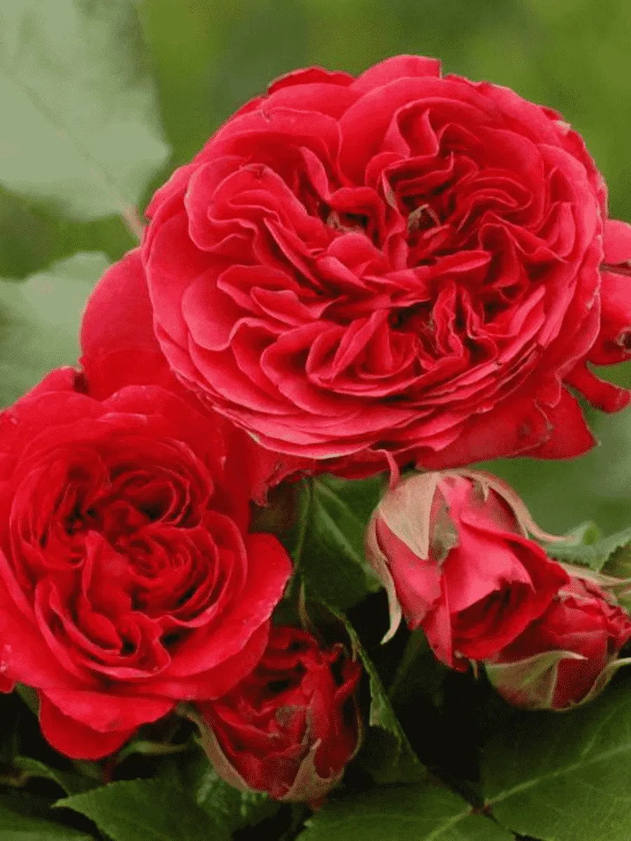 Роза Флорибунда Red Leonardo da Vinci